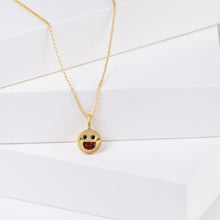 Load image into Gallery viewer, Big smile pendant necklace