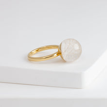 Load image into Gallery viewer, Gyoku rutilated quartz ring