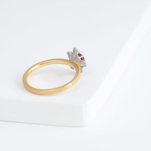 Load image into Gallery viewer, Spread ruby diamond ring
