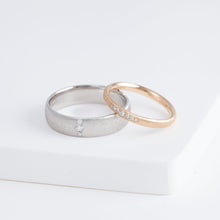 Load image into Gallery viewer, Lucia Mukuri 2.2mm PG with seven diamonds