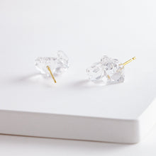 Load image into Gallery viewer, Herkimer quartz large stud