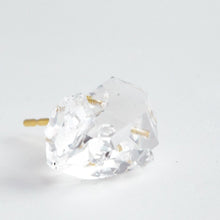 Load image into Gallery viewer, Herkimer quartz large stud