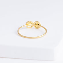 Load image into Gallery viewer, Diamond two smile ring