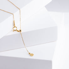 Load image into Gallery viewer, Emerald smiley necklace