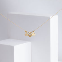 Load image into Gallery viewer, Three smiley necklace
