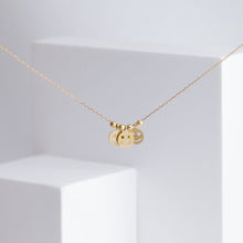 Load image into Gallery viewer, Three smiley necklace