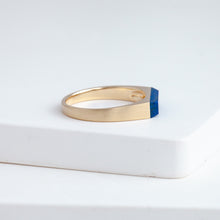Load image into Gallery viewer, Lapis signet ring