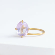 Load image into Gallery viewer, Fall in drop milky amethyst ring