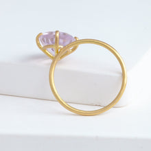 Load image into Gallery viewer, Fall in drop milky amethyst ring
