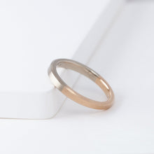 Load image into Gallery viewer, Octagon flat ring 3.0mm WGxRG