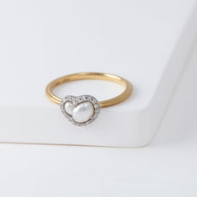 Load image into Gallery viewer, Tulle south sea pearl diamond ring B