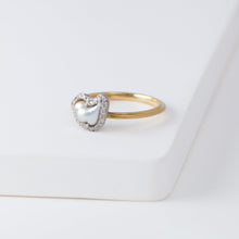 Load image into Gallery viewer, Tulle south sea pearl diamond ring