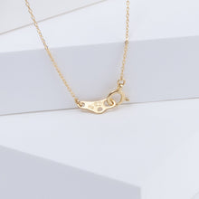 Load image into Gallery viewer, Leaf one-of-a-kind moonstone necklace