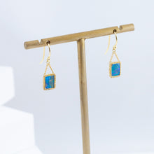 Load image into Gallery viewer, One-of-a-kind Boulder opal earrings