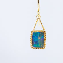 Load image into Gallery viewer, One-of-a-kind Boulder opal earrings