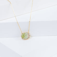 Load image into Gallery viewer, Ripple watermelon tourmaline necklace