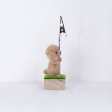 Load image into Gallery viewer, Fluffy - Poodle memo stand