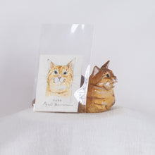 Load image into Gallery viewer, Ryoji Bannai - #20 Orange tabby chilling cat