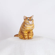 Load image into Gallery viewer, Ryoji Bannai - #9 Orange tabby sitting cat