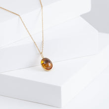 Load image into Gallery viewer, Octavia brown tourmaline necklace