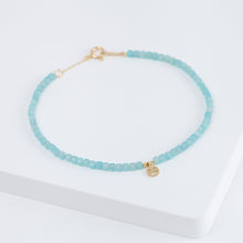 Load image into Gallery viewer, Smiley amazonite beads bracelet
