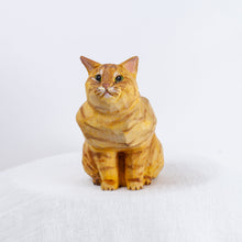 Load image into Gallery viewer, Ryoji Bannai - #2510 Orange tabby sitting cat
