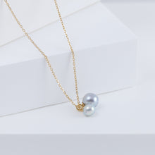 Load image into Gallery viewer, Baby Akoya pearl double pearl necklace