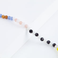 Load image into Gallery viewer, Lip smiley charm colorful gemstones beads bracelet