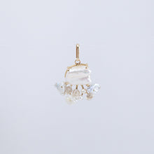 Load image into Gallery viewer, Fairy freshwater pearl and mixed stone pendant