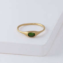 Load image into Gallery viewer, Yui green tourmaline ring