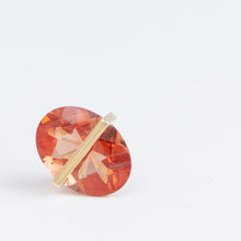 Load image into Gallery viewer, Band oval andesine studs