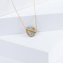 Load image into Gallery viewer, Band one-of-a-kind opalized wood necklace