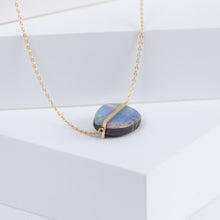 Load image into Gallery viewer, Band one-of-a-kind boulder opal necklace B