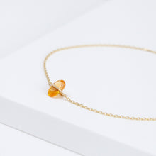 Load image into Gallery viewer, Band one-of-a-kind oval mandarin garnet bracelet