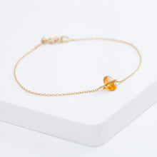 Load image into Gallery viewer, Band one-of-a-kind oval mandarin garnet bracelet