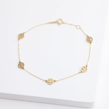 Load image into Gallery viewer, Five smiley bracelet