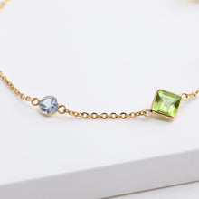 Load image into Gallery viewer, Mixed gemstones bracelet