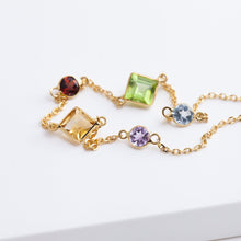 Load image into Gallery viewer, Mixed gemstones bracelet