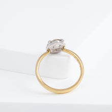 Load image into Gallery viewer, Tulle antique champagne diamond ring