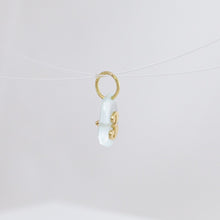 Load image into Gallery viewer, '3' aquamarine pendant
