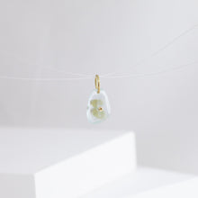 Load image into Gallery viewer, '3' aquamarine pendant