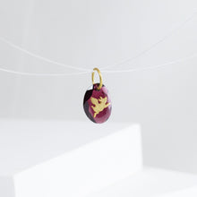 Load image into Gallery viewer, Flying pig garnet pendant