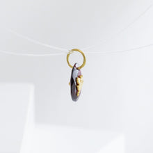 Load image into Gallery viewer, Flying pig garnet pendant