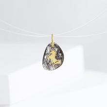 Load image into Gallery viewer, Unicorn black rutilated quartz pendant