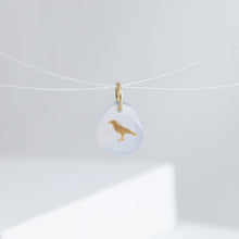 Load image into Gallery viewer, Crow chalcedony pendant