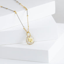Load image into Gallery viewer, Virgo rutilated quartz pendant