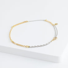 Load image into Gallery viewer, Zero mixed metal chain bracelet