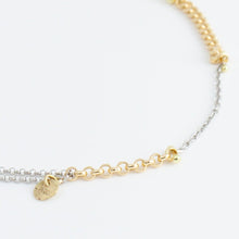 Load image into Gallery viewer, Zero mixed metal chain bracelet