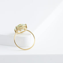 Load image into Gallery viewer, Tinkerbell prehnite ring