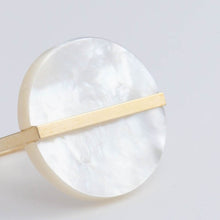 Load image into Gallery viewer, Slice mother of pearl ring